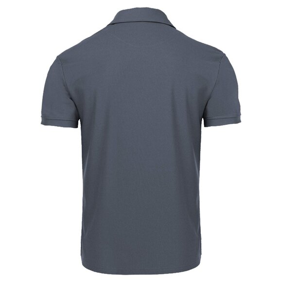 ZITY Mens Polo Shirt Cool Wicking Short Sleeve Large Gray - Picture 4 of 5